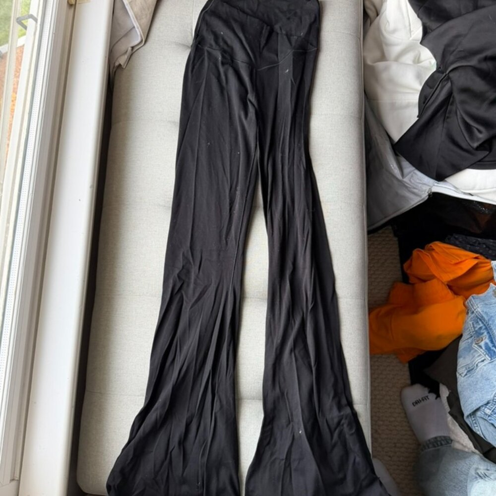 Aerie wide flare leggings